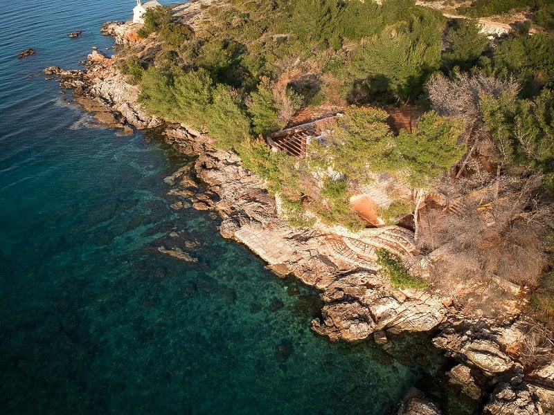 Beauty of Jelsa nature Jelsa from the air