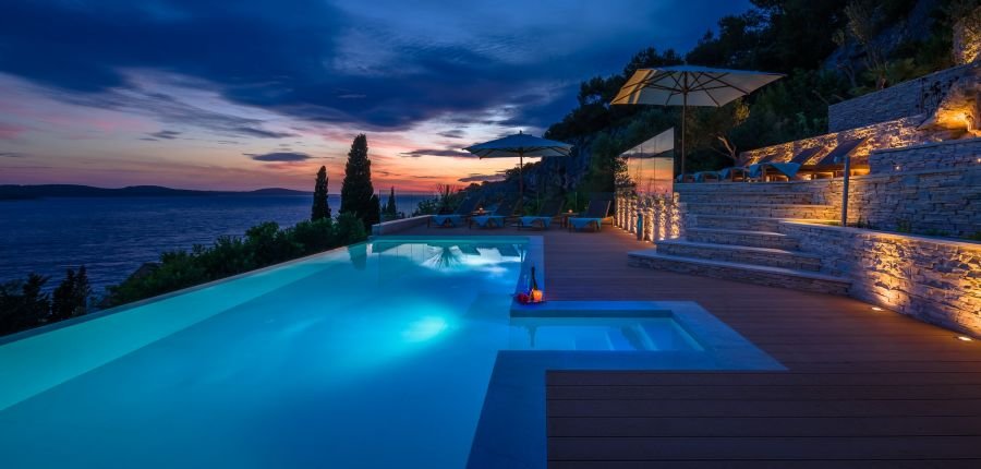 Villas Hvar sunset Luxury villas Hvar island