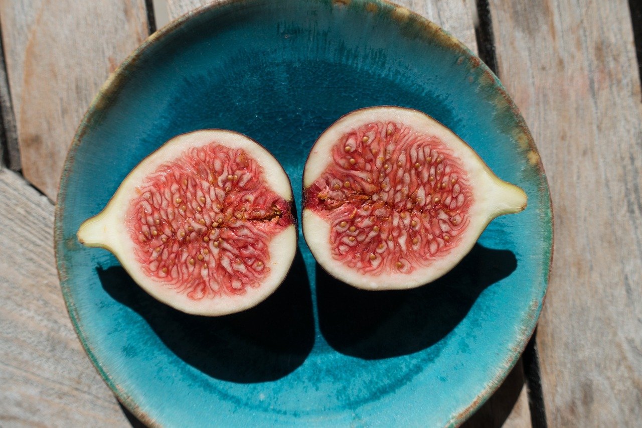 fig on plate fig